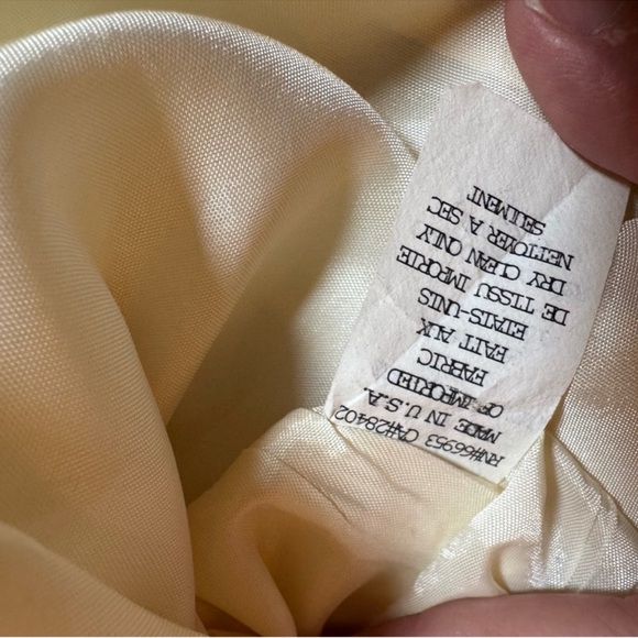 Cynthia Steffe Cream and Orange A-Line Skirt - Picture 4 of 9